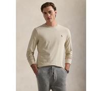 T-shirt maniche lunghe Pony Player ricamato Beige XXL Tinta unita