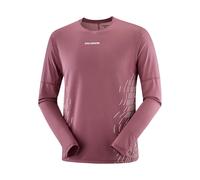 Salomon Sense Aero Ls GFX M - maglia a maniche lunghe - uomo XL Dark Pink man