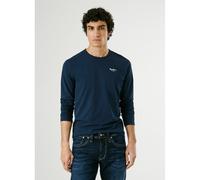 Pepe Jeans Maglietta a maniche lunghe Original Basic Slim Fit Blu (Navy) Uomo M