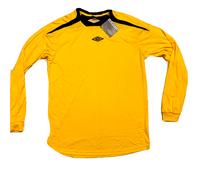 T-Shirt Maniche Lunghe Umbro Sport - Giallo - Uomo Taglia XXL - NUOVO