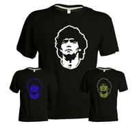 T-shirt MARADONA faccia dios Napoli Argentina diego uomo e bambino cotone pibe