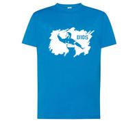 T-shirt MARADONA Napoli boca junior 100% cotone dios azzurra argentina diego