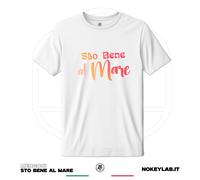 T-shirt Marco Mengoni Sto Bene Al Mare Maglia Merch Concerto Luglio Giugno