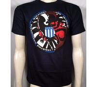T-Shirt Marvel Comics Film Autentica Captain Hidden Hydra Criminal Evil S-2XL