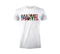 T SHIRT MARVEL LOGO FUMETTI ORIGINALE Donna Uomo Maglia Maglietta 100% Cotone