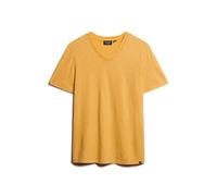 T-shirt melange e collo a V Superdry Jaune M