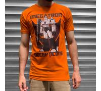 T Shirt Mens TRANSFORMERS Megatron G1 Decepticons Autobots Retro Distressed Logo