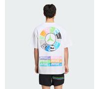 Adidas Mercedes - Amg Petronas Formula 1 Team Lights On M - T-shirt - Uomo - Bianco S