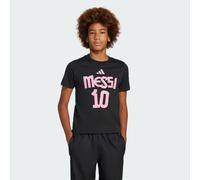 T-shirt Messi Name and Number Graphic Kids Black 11-12A