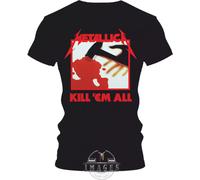 T-SHIRT METALLICA KILL 'EM ALL TRASH METAL MAGLIETTA stampa DTF