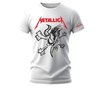 T-SHIRT METALLICA SCARY GUY TRASH METAL DESIGN MAGLIETTA TALLICA