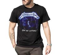 T-Shirt Metallica ufficiale maglia maglietta originale nera Ride the Lightning