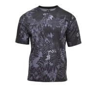T-shirt MFH US Army manica corta traspirante mimetica snake nera