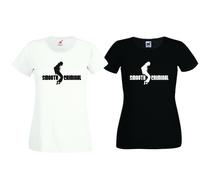 T-shirt Michael Jackson Smooth Criminal Femminile Bianca o Nera Cotone Anni 90