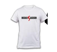 T-shirt Michael Jackson uomo bianca o nera musica anni 80 90 BAD musica pop king