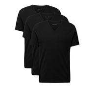 T-shirt Michael kors BR2V001023 Uomo scollo V nero bianco scelta interna cotone