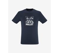 T-shirt Millet Chamonix Logo manica corta blu notte - M
