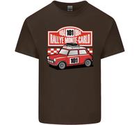 T-Shirt Mini Rallye Monte Carlo Per Bambini Ragazzi E Ragazze