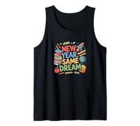 T-Shirt Missione Stessa Anno Nuovo - Grafica Educativa Inspirational Canotta