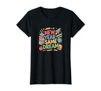 T-Shirt Missione Stessa Anno Nuovo - Grafica Educativa Inspirational Maglietta