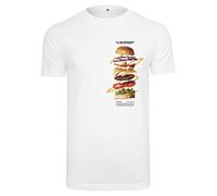 T-shirt Mister Tee a burger Blanc M
