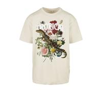 T-shirt Mister Tee tropical oversize Blanc XS