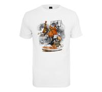 Mister Tee Herren Vintage Ballin Tee T-Shirt, White, M