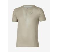 T-shirt Mizuno Trail Graphic manica corta beige chiaro - M