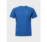 MONTURA Rise T-Shirt Tecnica da Uomo, Ideale per Varie attività Outdoor e Tempo Libero (IT, Testo, S, Regular, Regular, B. Blue)