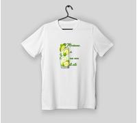 T-shirt “Moriremo, sì… ma non di sete” |TS62/N| Maglietta con Mojito e Frase