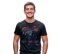 T-Shirt Motley Crue ufficiale maglia maglietta originale nera Girls
