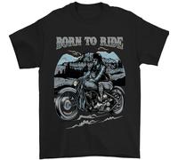 T-Shirt Motocicletta Divertente Cafe Racer Chopper 22