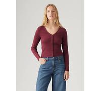 T shirt Muse a manica lunga Rosso / Burgundy levi > clothing > women