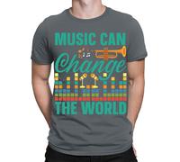 T-shirt Music Can Change The World Singers Musicians Gift da uomo donna #TA-89