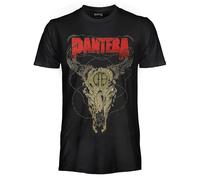 T-Shirt Music Pantera - Steer Skull - originale ufficiale maglia maglietta nera
