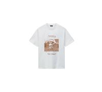 NAPAPIJRI Maglietta terra d'ombra / bianco Uomo - Abbigliamento - Taglie comode - Maglie e T-shirt NAPAPIJRI XXXL