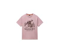 NAPAPIJRI Maglietta cioccolato / rosé Uomo - PROMO - Maglie e T-shirt - T-shirt NAPAPIJRI XL