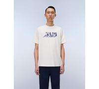 T-shirt Napapijri Lodestar manica corta bianco puro - S