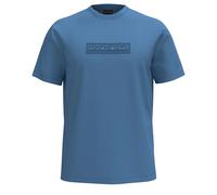 T-shirt Napapijri S-Box Logo Bleu S