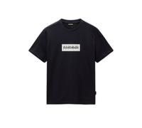 Napapijri S-BOX LOGO SS TEE men Shortsleeves black in taglia:L
