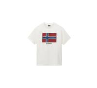 T-shirt Napapijri S-Flag Tiki Blanc L