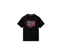 NAPAPIJRI Flag Tiki Short Sleeve T-Shirt L