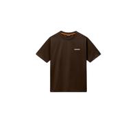 T-shirt Napapijri Small Box Marron 2XL