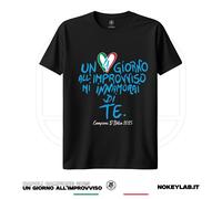 T-shirt Napoli 4° Scudetto 2024 2025 Un giorno all’improvviso Maglia tifosi