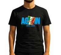 T-Shirt Napoli Campione Quarto Scudetto Sartoriale Idea Regalo Festa del papà - Unisex Cotone Fullprint 100% Azzurra Forza Napoli Again 2025 (IT, Testo, XL, Regular, Regular, Azzurra)