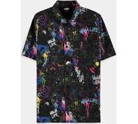 T-shirt - Naruto Shippuden: Hero Aop Black (t-shirt Unisex Tg. L) (large)