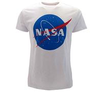 T-Shirt NASA Originale Logo National Aeronautics And Space Administration Ufficiale Maglia Maglietta Bambino Bambina Bimbo Bimba Ragazzo Ragazza (5-6 Anni)