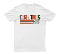 T-Shirt Natale Babbo Natale Hallmark Unisex Regalo Retrò Stagionale...