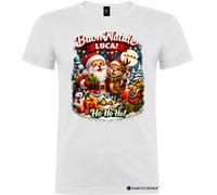 T-Shirt Natalizia Personalizzata con Nome - Buon Natale