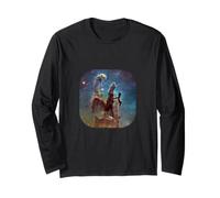 T-shirt Nebula Galaxy Pillars of Creation Astronomy Tees Maglia a Manica